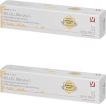 KRUUSE Manuka G Medaus tepalas | Dviguba pakuotė | 2 x 15 g | Žaizdų gelis su medumi | Skirtas tepti ant odos, kai gyvūnai patiria paviršinius sužalojimus | Gali padėti žaizdoms gyti