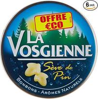 La Vosgienne 6 x Pušų sulčių saldainiai 125g