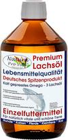 Lašišų aliejus Koi tvenkinio žuvims Šalto spaudimo maisto klasės Omega 3 aliejus Koi maisto priedas Energijos imuninė galia Koi žuvims Pavasaris ruduo žiema 500 ml stiklinis butelis