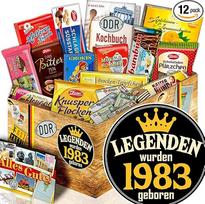 Legendos 1983 - Šokoladinė DDR saldainių dėžutė XL - Dovanos 1983