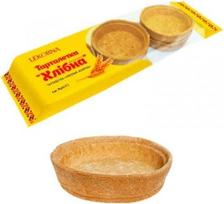 Lekorna Sluoksniuotos tešlos tartaletės, Tartaletka Khlebnaya 70g