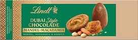 Lindt šokoladas | Dubajaus stiliaus šokoladiniai kiaušiniai "Full Milk Almond Macadamia" | 108 g | Geriausias pieninis šokoladas su geriausiu riešutų ženklu, migdolų makadamijos ir traškiu "Kadayif" įdaru | Chocolate One