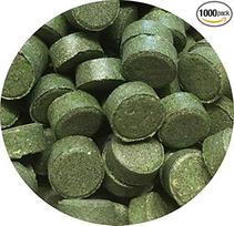 Maisto tabletės Dugno tabletės 9 mm 10% Spirulina augalinis maistas žuvims Šamai (1 L)