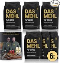 Miltai - 6x 1 kg kvietinių miltų Tipo 0 / Type 550-13% Protein / Protein - (duonos miltai, picos miltai) Miltai iš Vokietijos elitinių kviečių. Be priedų, be askorbo rūgšties, be techninių fermentų