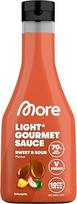 MORE NUTRITION Light Gourmet Sauce, saldžiarūgštis, 285 ml, mažiau kalorijų turintis padažas be pridėtinio cukraus ir nereikalingų riebalų