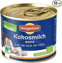 MorgenLand - Kokosų pienas Extra - 200 ml - 12 vnt.