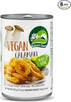 Nature's Charm Vegan Calamari Rings, augaliniai, natūralūs, nekepti, jūros skonio, pagrįsti žolelių šalavijais, idealiai tinka dubenėliams, keptuvėms ir grilio patiekalams, 1 x 425 g