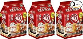 Nissin Raoh Japanische Instant-Ramen Klassische Sojasaucen-Suppe - 9 porcijos (3 x 3)