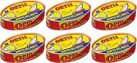 Ortiz Bonito del Norte baltasis tunas alyvuogių aliejuje 112 g (6 pakuočių)