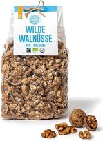 PAKKA - Ekologiški Fairtrade aromatiniai graikinių riešutų pusgaminiai Lengvi graikinių riešutų branduoliai, 1 kg, neapdoroti laukiniai kalnų graikiniai riešutai, surinkti laukinių ūkininkų iš Samarkando (Uzbekistanas), ekologiški, veganiški 1000 g