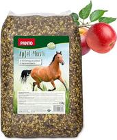 PANTO Horse Food Apple Muesli with Wisan Linen, 15 kg, virškinamasis arklių maistas su obuoliais ir vertingomis Omega-3 ir Omega-6 riebalų rūgštimis