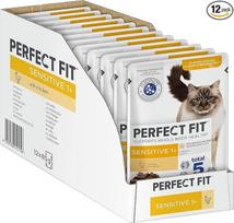 Perfect Fit Sensitive 1+ - sausas ėdalas suaugusioms jautrioms katėms nuo 1 metų - be kviečių ir sojos - palaiko virškinimą - įvairios rūšys