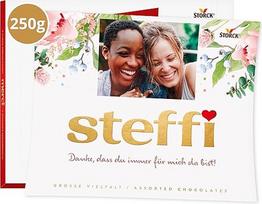 Personalizuotas 250 g "merci Finest Selection" su jūsų nuotrauka - "merci" šokoladas su individualia nuotrauka, vardu ir sveikinimo žinute - šokoladinė dovana gimtadienio, Kalėdų ir jubiliejaus proga