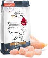PLATINUM - "VETACTIVE" vyresniųjų šunų ėdalas su mėsos sulčių garnyru - 5 kg sausas sausas maistinių medžiagų turtingas ėdalas, panašus į barfus - ypač skanus sausas ėdalas šunims - sumažintas riebalų ir kalorijų kiekis