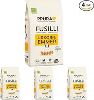 PPURA Ekologiški Fusilli iš itališkų erškėtrožių | 500g makaronų | Primal Cereals | 100% natūralūs, be dažiklių ir konservantų | Sezoniniai ir regioniniai | Spiraliniai makaronai | Bronzinis procesas | Nulis maisto atliekų