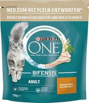 PURINA One Adult Rich in Chicken sausas kačių maistas 750 g maišelis