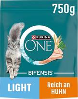 PURINA ONE Bifensis Light sausas maistas katėms, gausus vištienos, 6 vnt. (6 x 750 g)