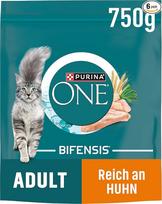 PURINA ONE Bifensis Suaugusių kačių sausas maistas su vištiena, 6 vnt. (6 x 750 g)
