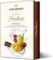 RCP Schladerer Pralinés, elegantiškas mišinys, pieniškas ir tamsus šokoladas, su cukraus plutele arba be jos, skystas įdaras, alkoholinis, puiki dovana, 255 g