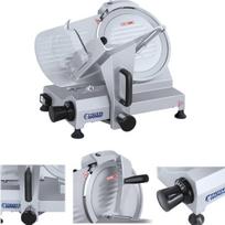 Royal Catering Elektrinė dešrų ir sūrio pjaustyklė su galąstuvu 150 W. 250 mm skersmuo