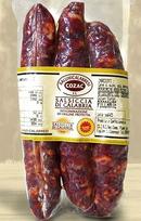 Salsiccia di calabria DOP Itališkas aštrus saliamis Čili dešra iš Kalabrijos Čili saliamis, brandintas 30 dienų (350 g)