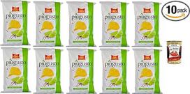San Carlo Più Gusto Lime e Pepe Rosa Patatine, laimo ir rausvųjų pipirų bulvių traškučiai, 10 x 150 g maišelis + itališka gurmaniška Polpa 400 g
