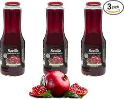 Saville Granatų sultys / 100% granatų sultys / Motinos sultys / Granatų sultys 3 Fl. x 1 litras