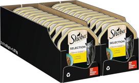 Sheba Selection in Sauce - kačių maistas su vištienos kąsneliais padaže suaugusioms katėms - 22 x 85 g kačių ėdalo