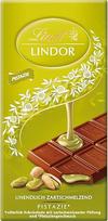 Šokoladas "Lindt" | LINDOR batonėlis "Pistacijos" | 100 g | Geriausias pieninis šokoladas su be galo minkštu tirpstančiu pistacijų kremo įdaru | Šokolado batonėlis
