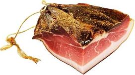 Šoninė iš Pietų Tirolio, 1/6 kumpio 500 g, brandinta 6 mėnesius, Viktor Kofler/Lana specializacija