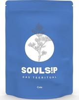 SOULSIP Cola Tea - vaisinė energinė arbata su guarana, suteikianti energijos - apelsinų ir vanilės skonio - puikiai tinka kaip ledinė arbata - su obuoliais, medaus krūmais, datulėmis ir kanapių sėklomis, veganiška, birios arbatos mišinys