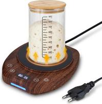 Sourdough Starter Warmer Thermostat Control (21-49°C/70-120°F) 24 valandų reguliuojamas laikmatis Sourdough Proofing Bread Baking Warmer for Sourdough Fermentation & Home Baking