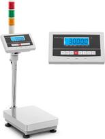 Steinberg Systems Platforminės sandėliavimo svarstyklės su LCD lemputės stulpeliu 30 kg / 0,001 kg