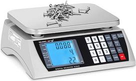 Steinberg Systems Skaičiuojamosios svarstyklės 30 kg / 1 g 22 x 17 cm Akumuliatorius 72 h LCD Inventorinės svarstyklės Vienetinės skaičiavimo svarstyklės Etaloninės svarstyklės