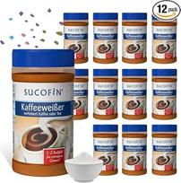 SUCOFIN kavos baliklis 12 x 400 g, lengvai tirpsta, idealiai tinka kavai ir arbatai, ilgai išlieka, puikiai tinka kavinėms, kavinėms, biurams, kepykloms - 12 vertingų pakuočių kreminiam malonumui