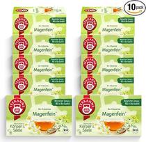 TEEKANNE Magenfein ekologiška vaistažolių arbata, 10 pakuočių x 18 maišelių (10 x 36 g)