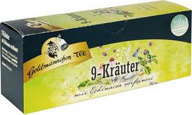 Thüringer Goldmännchen 9 Žolelių arbata 25 maišeliai po 37,5 g
