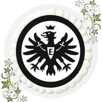 Tortas paveikslėlis, cukraus paveikslėlis su motyvu, valgoma nuotrauka tortams, torto paveikslėlis, torto papuošalas, skersmuo 20 cm, fondantas Futbolas Frankfurtas Nr. 47