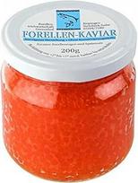 Upėtakių ikrai, aukso ir oranžinės spalvos, 200 g