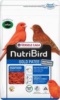 Versele-Laga NutriBird Gold Patee Red Factor Birds | 1 kg | Paruoštas naudoti kiaušinių ėdalas raudonosioms kanarėlėms ir kitiems raudoniesiems dekoratyviniams paukščiams | Sudrėkintas 100% natūraliu medumi
