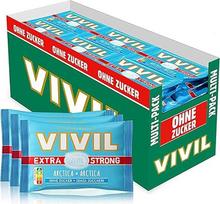 VIVIL Extra Strong Arctica, 26 x 3 pakuotės, itin stiprios pastilės su mėtų skoniu, be cukraus ir veganiškos, 78 x 25 g