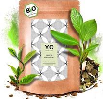 YC Yang Chai Ekologiška baltoji arbata palaidai 200 g (80+ puodelių) | Pai Mu Tan baltoji arbata palaidai | Minkšta, kvapni ir aromatinga | Kinų baltoji arbata