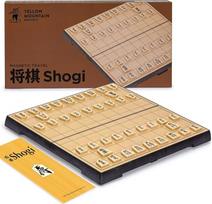 Yellow Mountain Imports Shogi japoniškų šachmatų magnetinių kelioninių žaidimų rinkinys - 24,4 cm