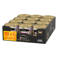 PRO PLAN Adult Delicate Šlapias kačių maistas su kalakutiena, 24 x 85 g