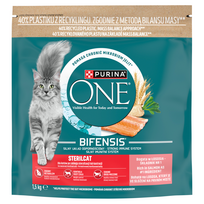 PURINA ONE Bifensis Sterilcat – lašišos turtingas kačių maistas, 1,4 kg