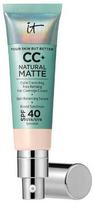 CC veido kremas IT Cosmetics Natural Matte, SPF 40, fair porcelaine, 32 ml