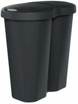 Rūšiavimo šiukšliadėžė Keden, 40L l, juoda sp.