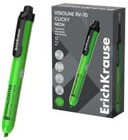 Automatinis teksto žymeklis VISIOLINE RV-70 CLICKY NEON, ErichKrause, 1.0-3.5 mm, žalios sp.