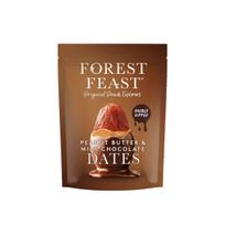 Forest Feast datulės pieniniame šokolade su žemės riešutų sviestu, 140 g