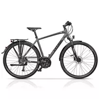Vyriškas dviratis CROSS Travel Trek 28" dydis 20,5" (52cm) (pilka)